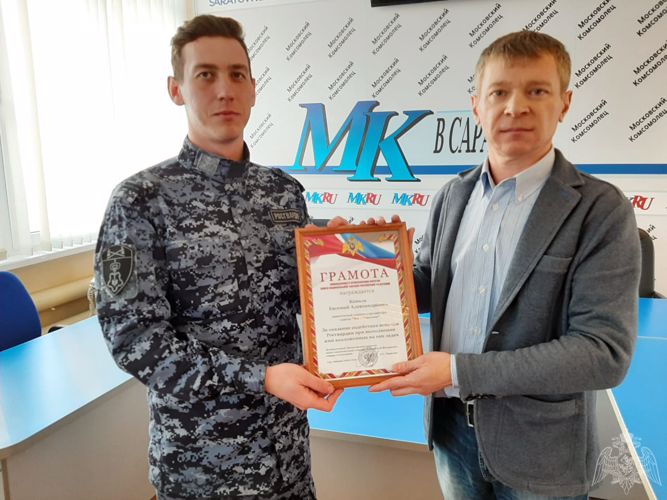В управлении росгвардии по саратовской области прошли мероприятия, посвященные 25-летию образования подразделений по взаимодействию со средствами массовой информации росгвардии