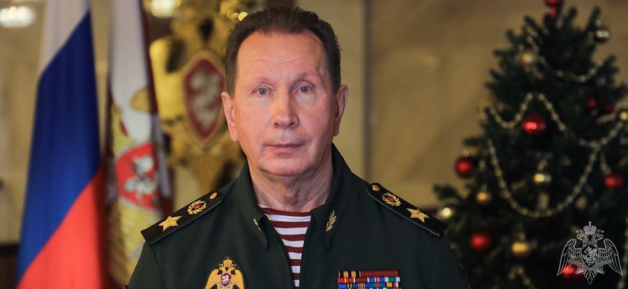 Директор Росгвардии генерал армии Виктор Золотов поздравил личный состав ведомства с наступающим Новым Годом и Рождеством (видео)
