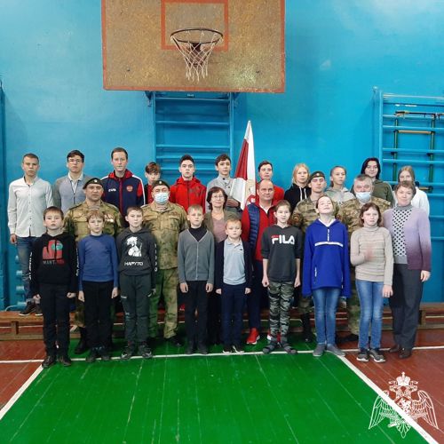 В Саратовской области сотрудники Росгвардии приняли участие в открытии группы «Раскат» детско-юношеского военно-патриотического движения «Гвардейская смена».