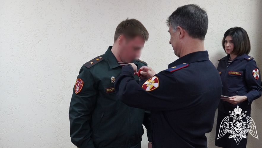 В преддверии Дня защитника Отечества в Управлении Росгвардии по Саратовской области прошло торжественное мероприятие
