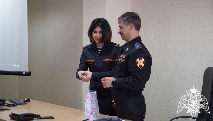 В преддверии Дня защитника Отечества в Управлении Росгвардии по Саратовской области прошло торжественное мероприятие