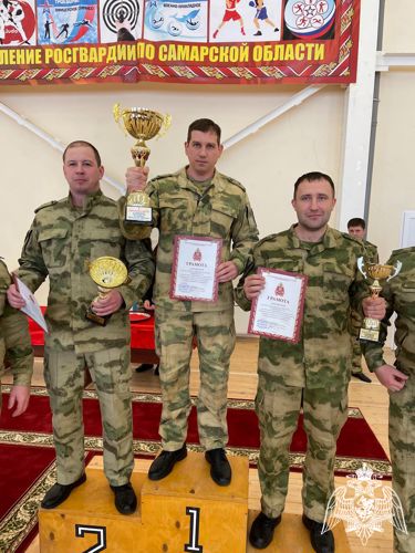 Саратовские росгвардейцы стали победителями чемпионата по зимнему офицерскому троеборью Приволжского округа Росгвардии