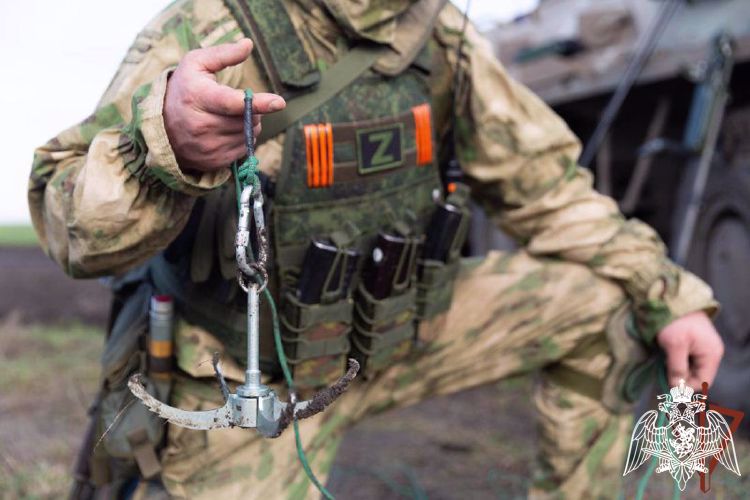 Росгвардия показала работу саперов в районе специальной военной операции (ВИДЕО)