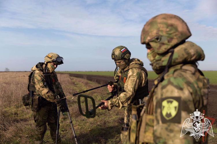 Росгвардия показала работу саперов в районе специальной военной операции (ВИДЕО)