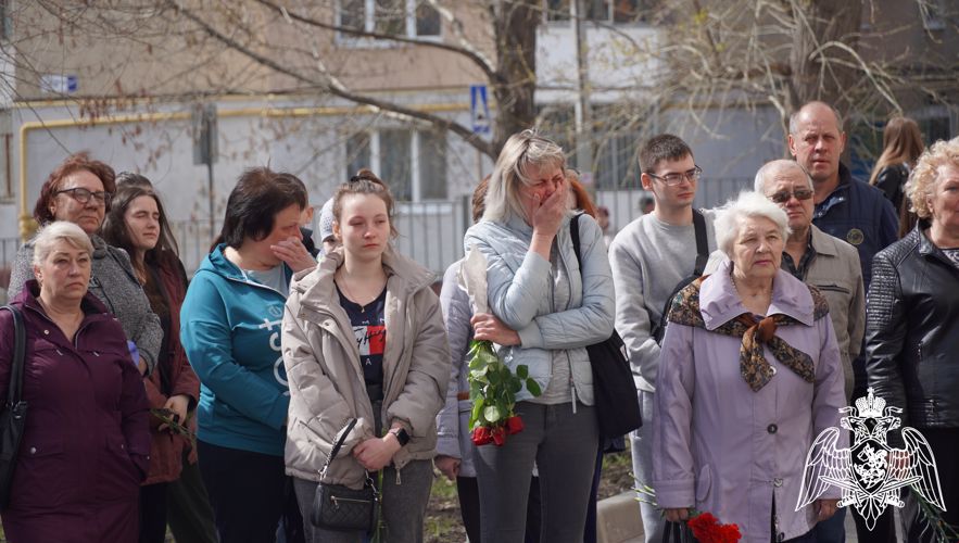 В Саратове  открыли мемориальную доску погибшему военнослужащему Росгвардии