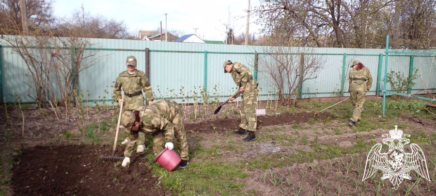Воспитанники «Гвардейской смены» присоединились к акции «Добрые дела с Росгвардией»