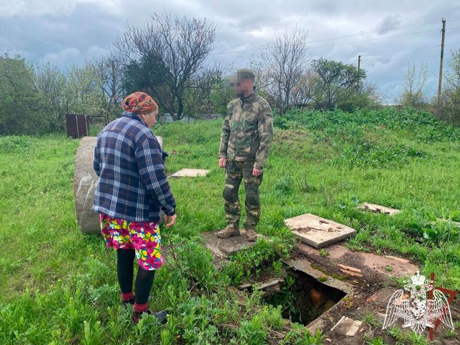 Росгвардейцы оказали помощь пожилой жительнице Херсонской области