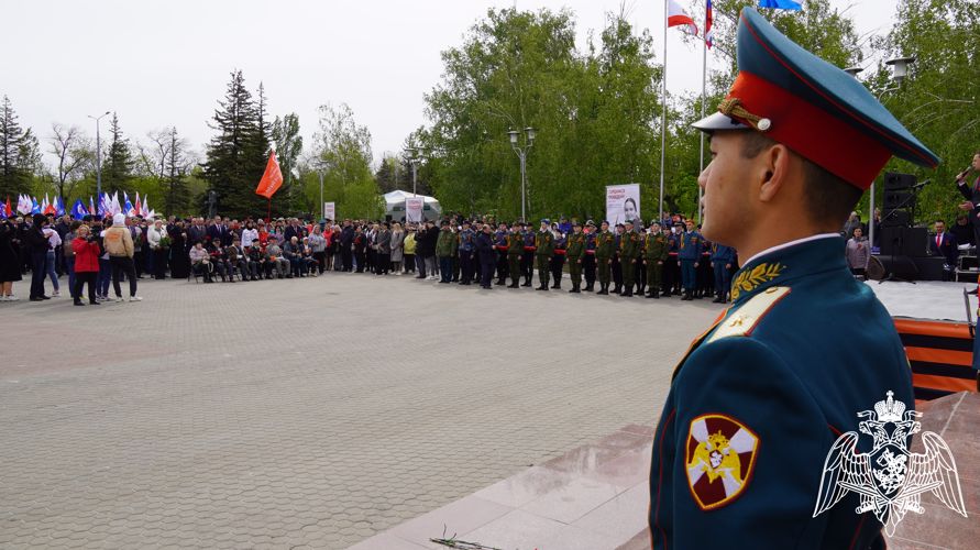 В Саратове руководство территориального Управления приняло участие в церемонии возложении цветов к Вечному огню в Парке Победы