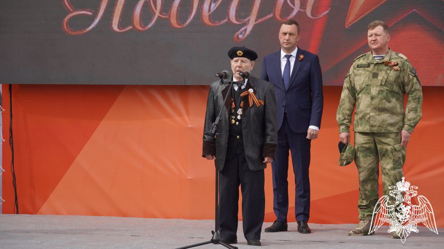 В Саратове руководство территориального Управления приняло участие в церемонии возложении цветов к Вечному огню в Парке Победы