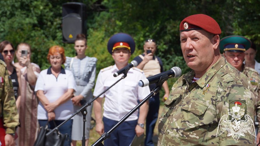 В Саратове сотрудники Росгвардии приняли участие в мероприятии, посвященном Дню ветеранов боевых действий