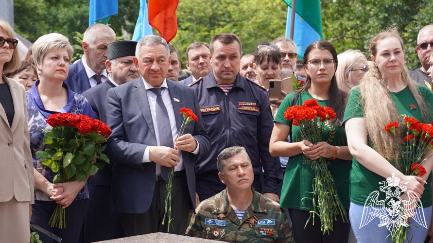 В Саратове сотрудники Росгвардии приняли участие в мероприятии, посвященном Дню ветеранов боевых действий
