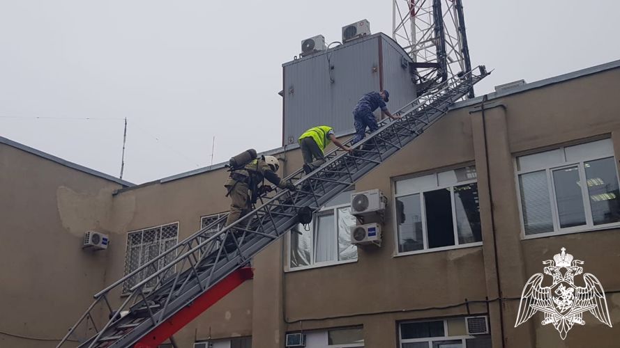 В Управлении Росгвардии по Саратовской области прошли совместные пожарно-тактические учения с МЧС