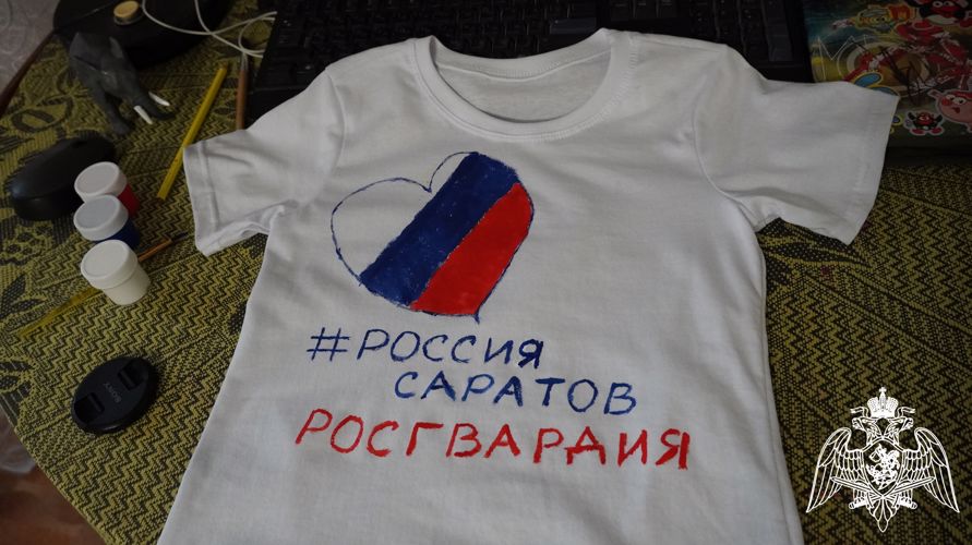 Юный сын сотрудницы Росгвардии сделал подарок для росгвардейцев, которые находятся на территории СВО