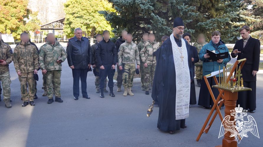 Саратовские росгвардейцы отслужили литию в память о боевых товарищах, погибших при исполнении служебного долга