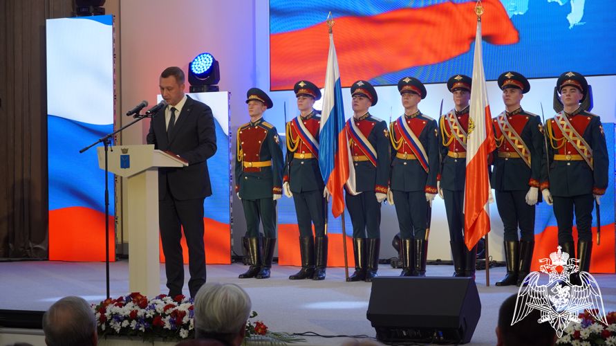 Росгвардейцы приняли участие в торжественном мероприятии приуроченном Дню народного единства