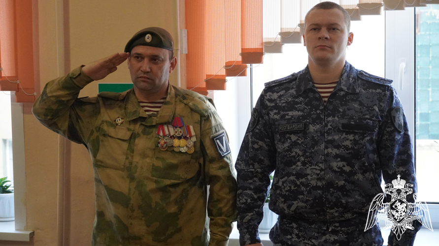 В Саратове сотрудники Росгвардии приняли участие в проведении  военно-патриотической игры «Наследники героев Отечества»
