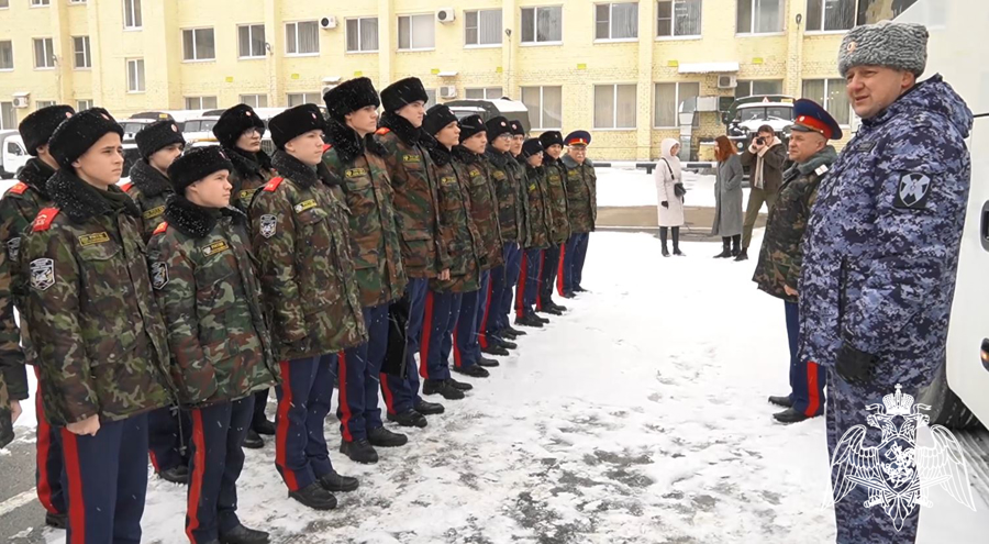 Кадеты казачьего корпуса из Пензы посетили Саратовский военный институт Росгвардии