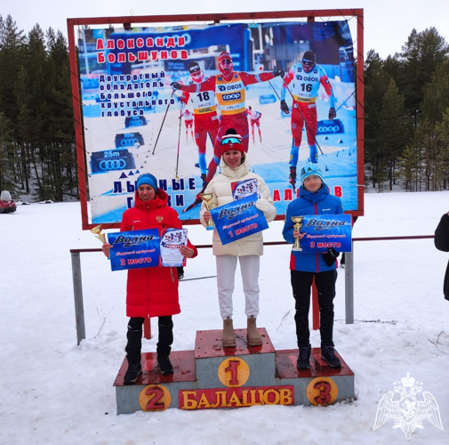 Сотрудница саратовского СОБР завоевал призовое место в региональном чемпионате по лыжным гонкам