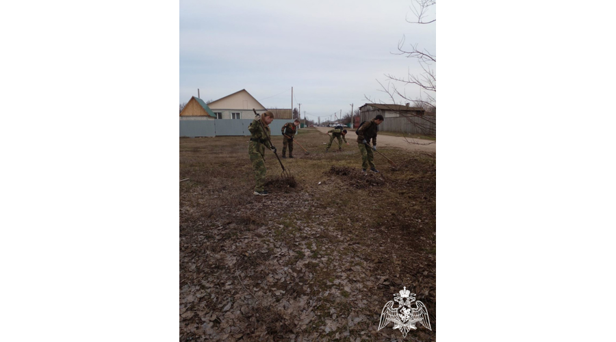 В Саратове воспитанники «Гвардейской смены» присоединились к акции «Добрые дела с Росгвардией»