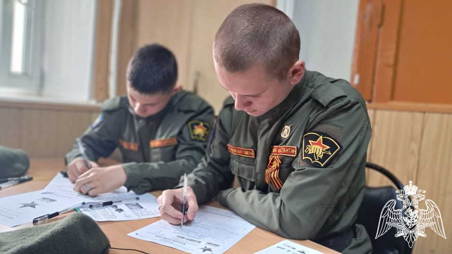 В Саратовской области  воспитанники «Гвардейской смены  приняли участие во Всероссийской акции «Диктант Победы»