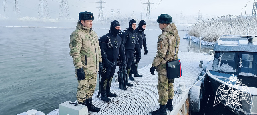 В Саратовской области водолазный взвод Росгвардии отмечает свой профессиональный праздник