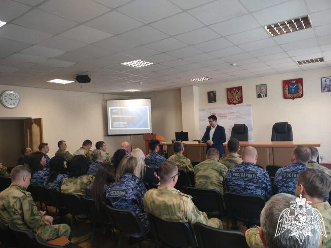 В региональном управлении Росгвардии состоялась встреча с представителем общества «Знание»
