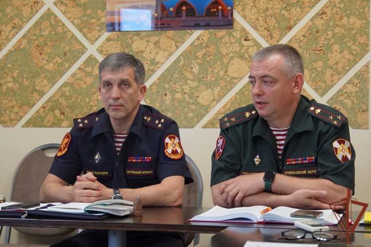 Учебно-методический сбор с руководителями информационных подразделений Приволжского округа Росгвардии состоялся в Чувашии