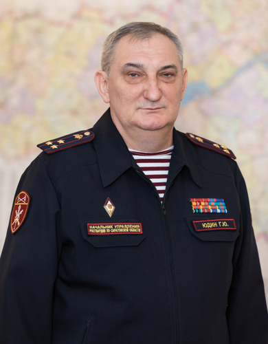 Начальник Управления Росгвардии по Саратовской области полковник полиции Геннадий Юдин поздравил ветеранов ведомства с днем ветерана войск правопорядка
