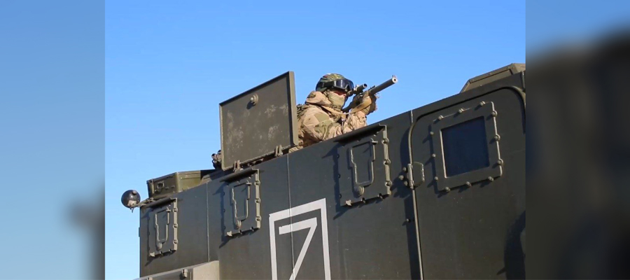 Военнослужащие спецподразделения Росгвардии сбили беспилотник самолетного типа под Энергодаром в Запорожской области