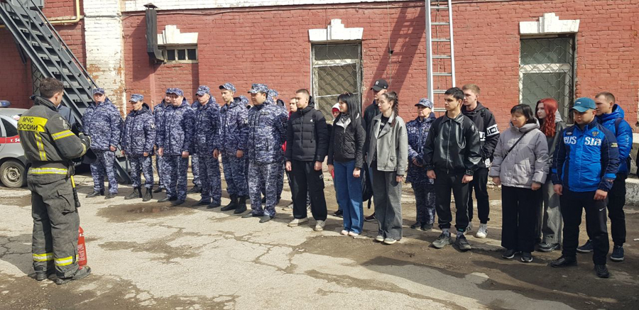 В Управлении Росгвардии по Саратовской области прошли пожарно-тактические занятия совместно с региональным МЧС