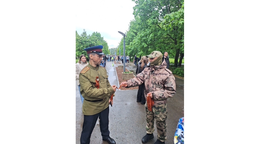 8 мая военнослужащие воинской части г. Балаково приняли участие в военно-патриотическом фестивале «Весна 45-го»