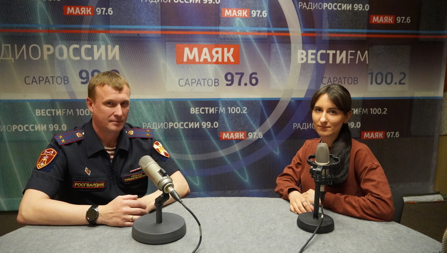 Сотрудник Росгвардии рассказал жителям Саратовской области об основах отбора кандидатов на службу во вневедомственную охрану