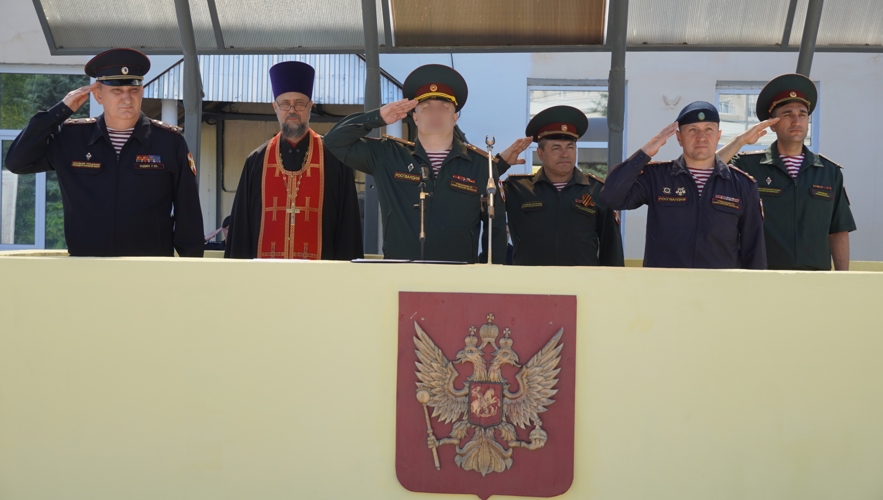 В Саратове прошло торжественное мероприятие по случаю годовщины со дня образования 360 учебного полка войск национальной гвардии Российской Федерации