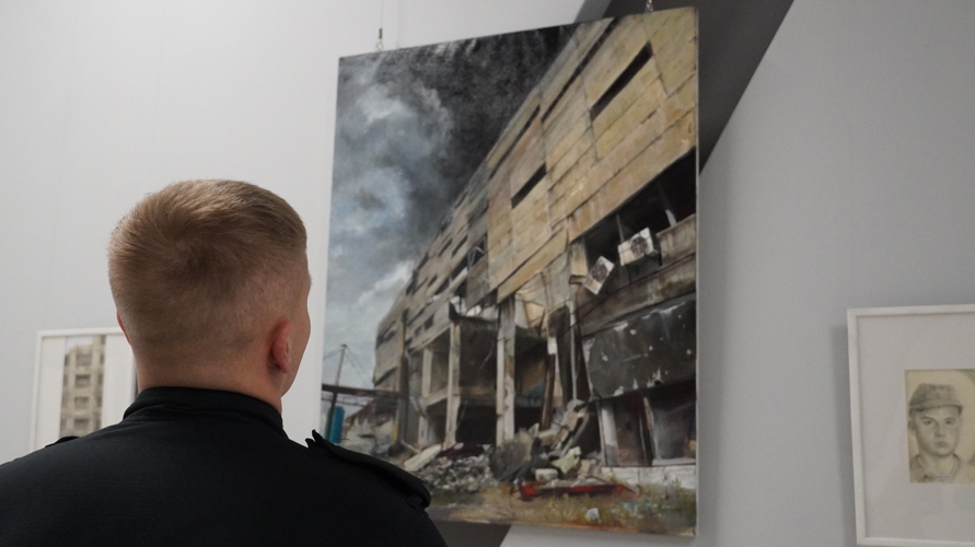 Фронтовые художники нужны были тогда, нужны и теперь." В Саратове офицер Росгвардии стал гостем радиоэфира, посвящённого Международному дню художника