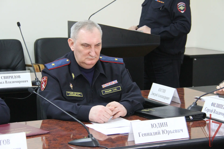 Начальник Управления Росгвардии по Саратовской области принял участие в заседании Оперативного штаба ГУ МВД России по Саратовской области