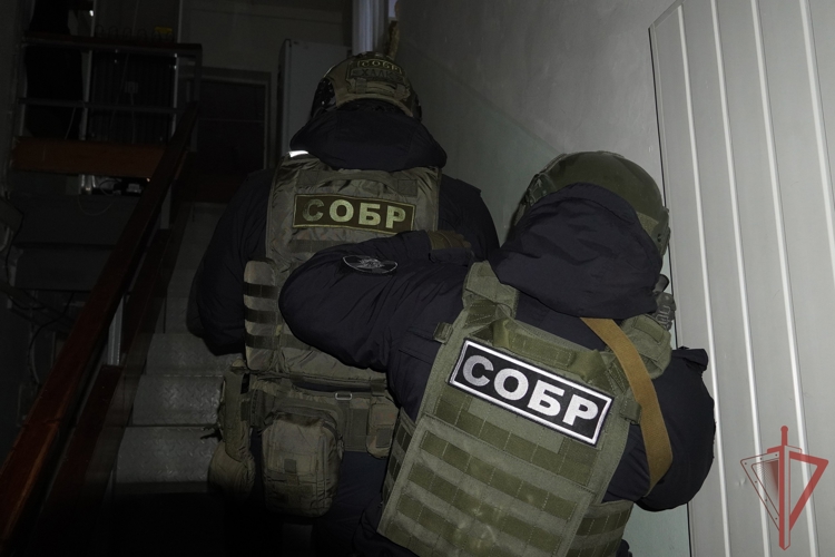 В Саратовской области при силовой поддержке спецназа Росгвардии задержаны подозреваемые в мошенничестве (видео)