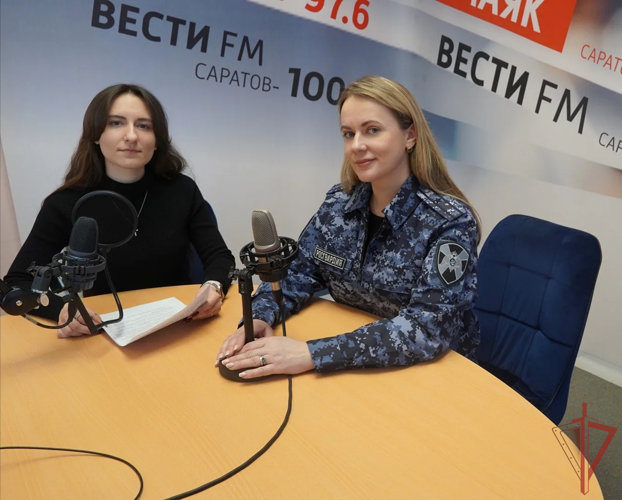 В Саратове вышел очередной выпуск радиопрограммы "Вести Интервью", посвящённый юбилею Росгвардии