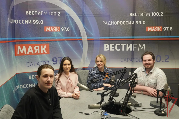 Пресс-служба Управления Росгвардии по Саратовской области поздравила коллектив "Радио-Саратов" с профессиональным праздником