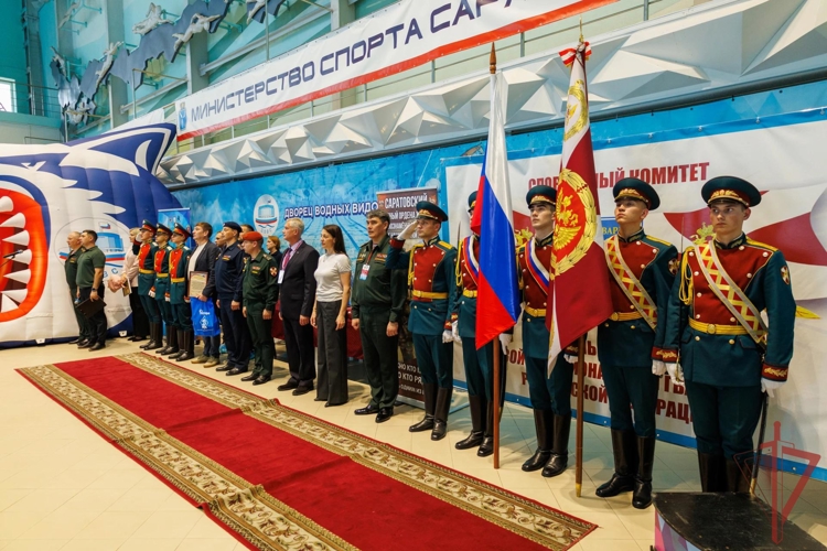 В Саратове прошел чемпионат войск национальной гвардии Российской Федерации по плаванию, посвященный 10-летию Росгвардии и 215-летию войск правопорядка(ВИДЕО)